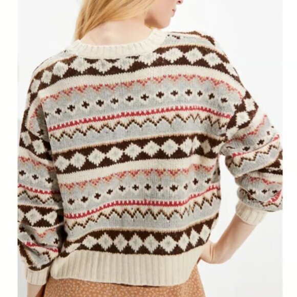 American Eagle Fair Isle knit cardigan sweater size XXS - Picture 2 of 16